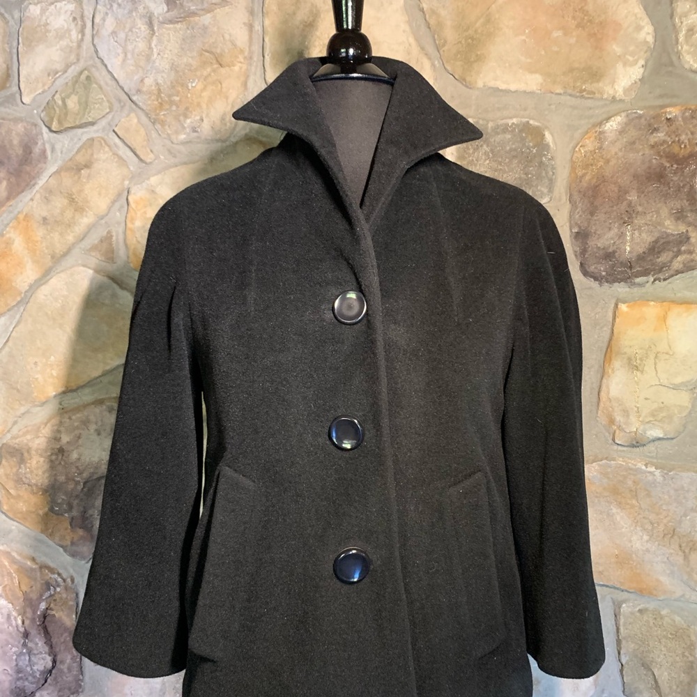 Vintage Handmade cashmere blend coat - Picture 2 of 8